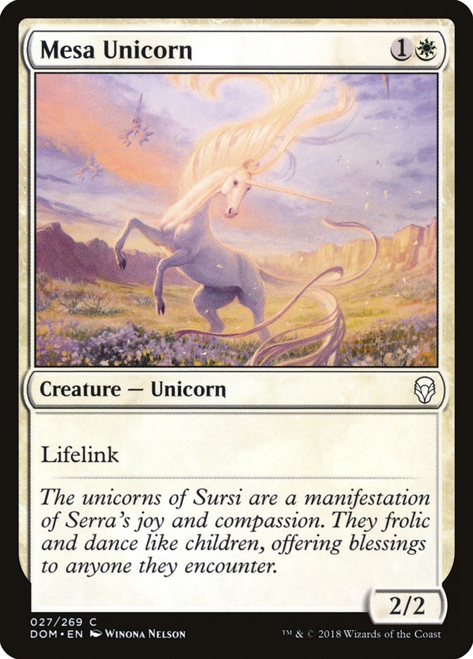 Mesa Unicorn [Dominaria] - The Mythic Store | 24h Order Processing