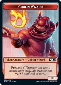 Goblin Wizard // Knight Double-Sided Token [Core Set 2021 Tokens] - The Mythic Store | 24h Order Processing