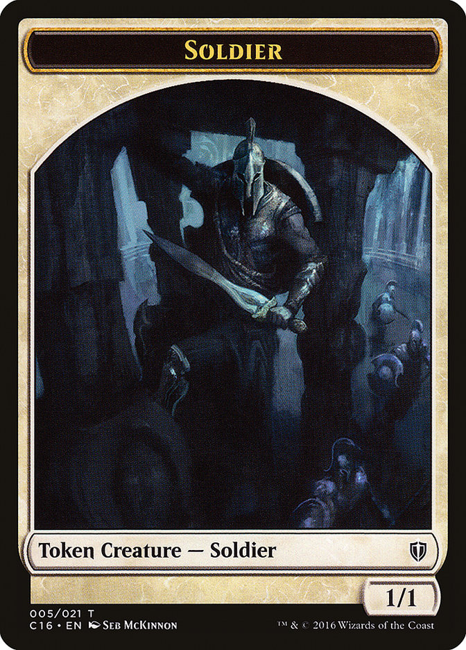 Soldier // Squid Double-Sided Token [Commander 2016 Tokens] - The Mythic Store | 24h Order Processing