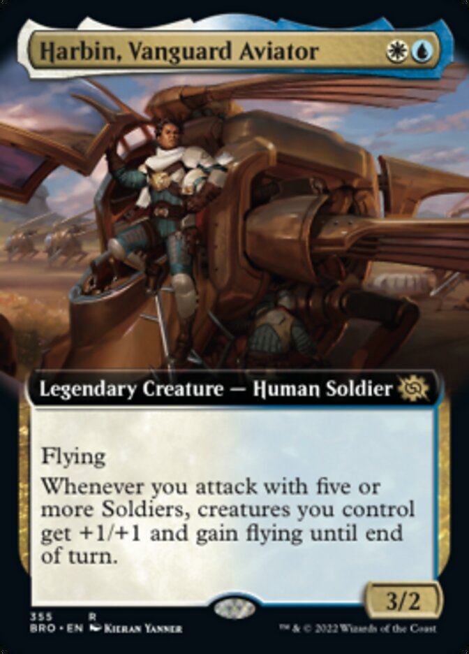 Harbin, Vanguard Aviator (Extended Art) [The Brothers' War] - The Mythic Store | 24h Order Processing