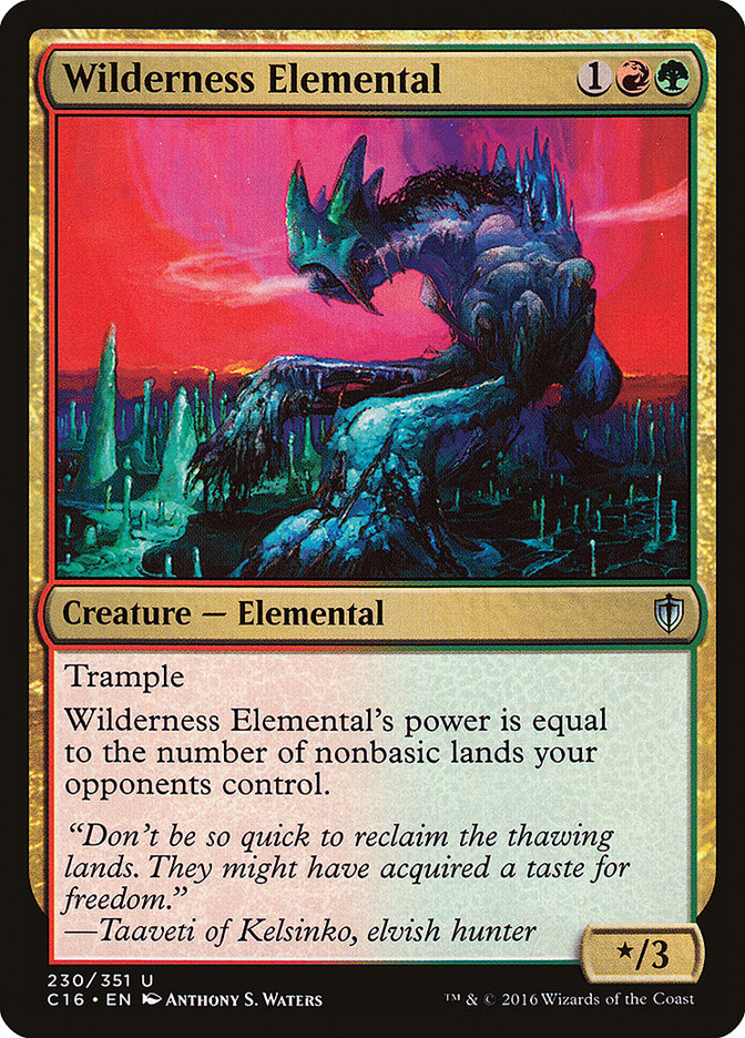 Wilderness Elemental [Commander 2016] - The Mythic Store | 24h Order Processing