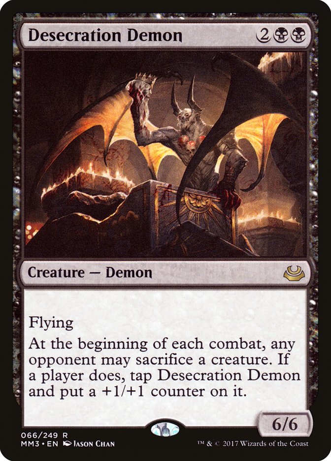 Desecration Demon [Modern Masters 2017] - The Mythic Store | 24h Order Processing