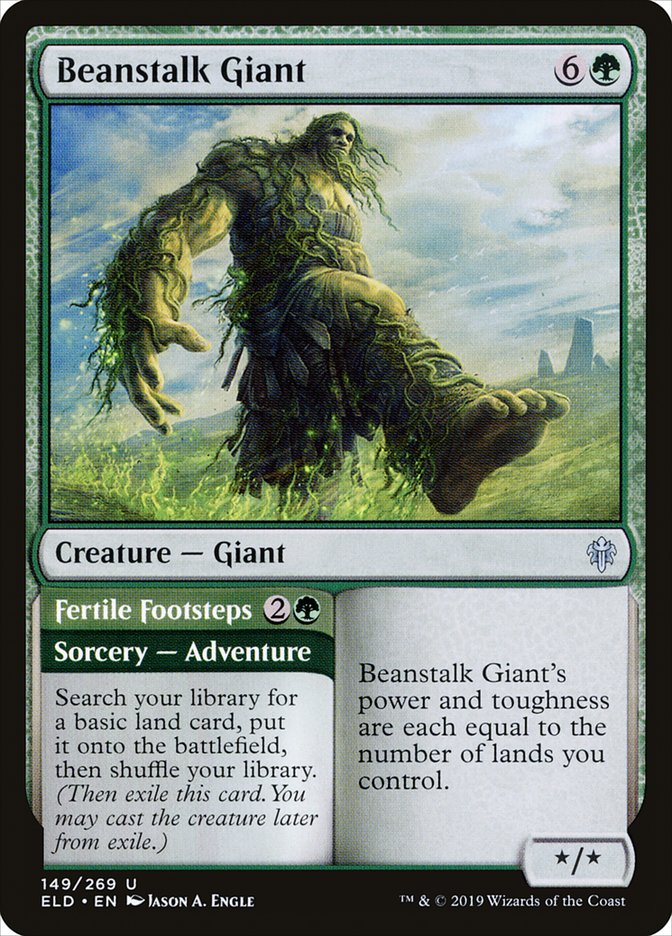 Beanstalk Giant // Fertile Footsteps [Throne of Eldraine] - The Mythic Store | 24h Order Processing