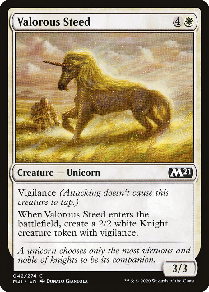 Valorous Steed [Core Set 2021] - The Mythic Store | 24h Order Processing