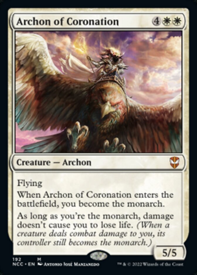Archon of Coronation [Streets of New Capenna Commander] - The Mythic Store | 24h Order Processing