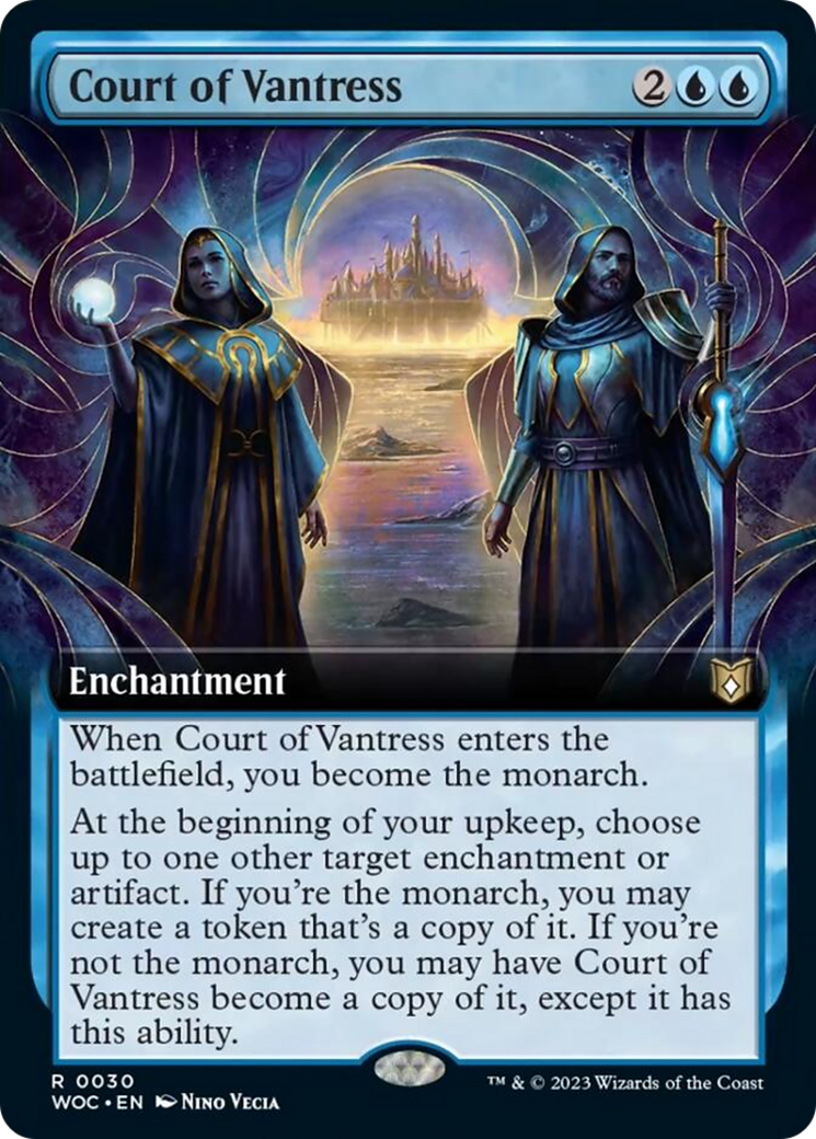 Court of Vantress (Extended Art) [Wilds of Eldraine Commander] - The Mythic Store | 24h Order Processing