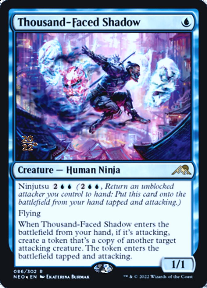 Thousand-Faced Shadow [Kamigawa: Neon Dynasty Prerelease Promos] - The Mythic Store | 24h Order Processing