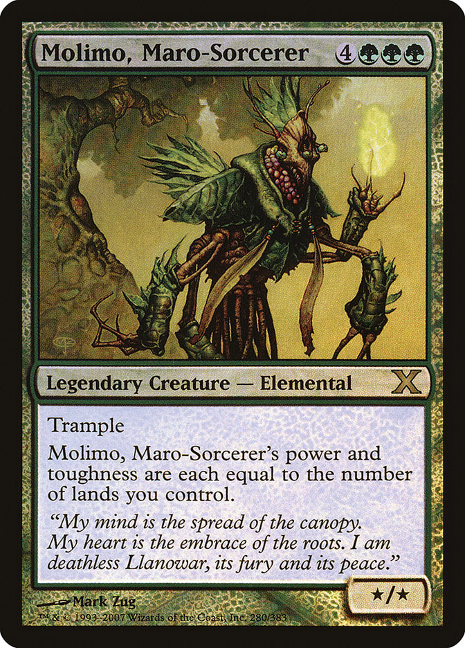 Molimo, Maro-Sorcerer (Premium Foil) [Tenth Edition] - The Mythic Store | 24h Order Processing