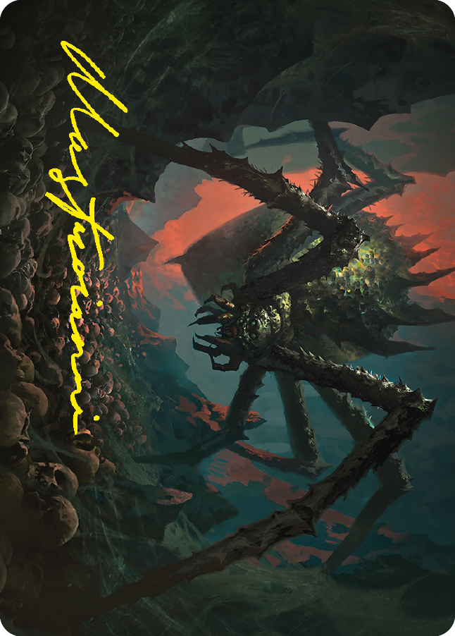 Shelob, Child of Ungoliant Art Card (Gold-Stamped Signature) [The Lord of the Rings: Tales of Middle-earth Art Series] - The Mythic Store | 24h Order Processing