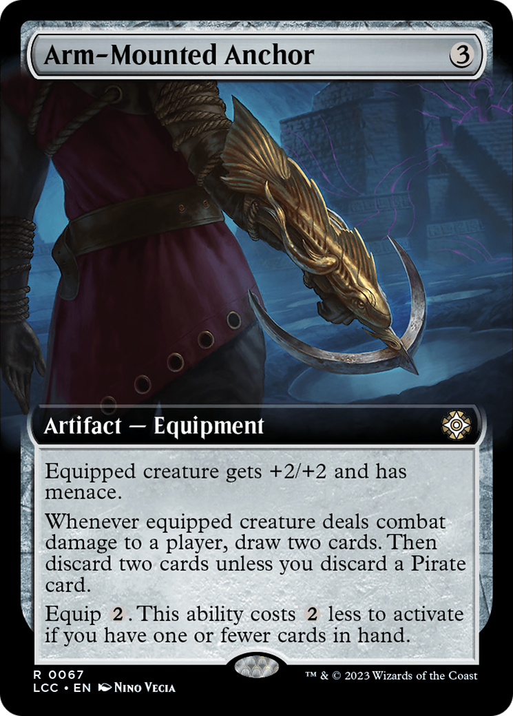 Arm-Mounted Anchor (Extended Art) [The Lost Caverns of Ixalan Commander] - The Mythic Store | 24h Order Processing