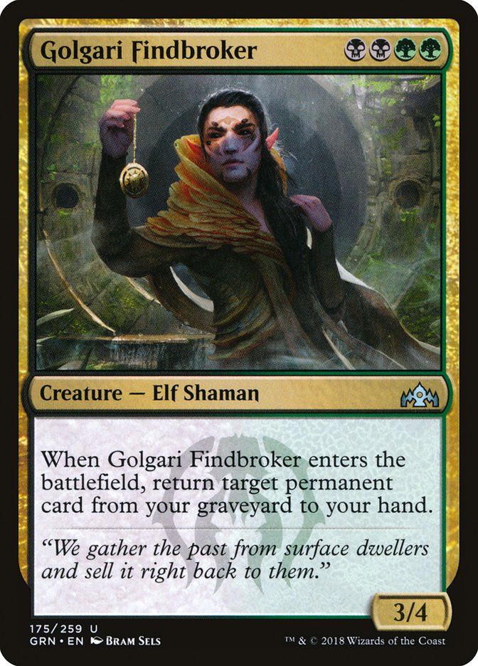 Golgari Findbroker [Guilds of Ravnica] - The Mythic Store | 24h Order Processing