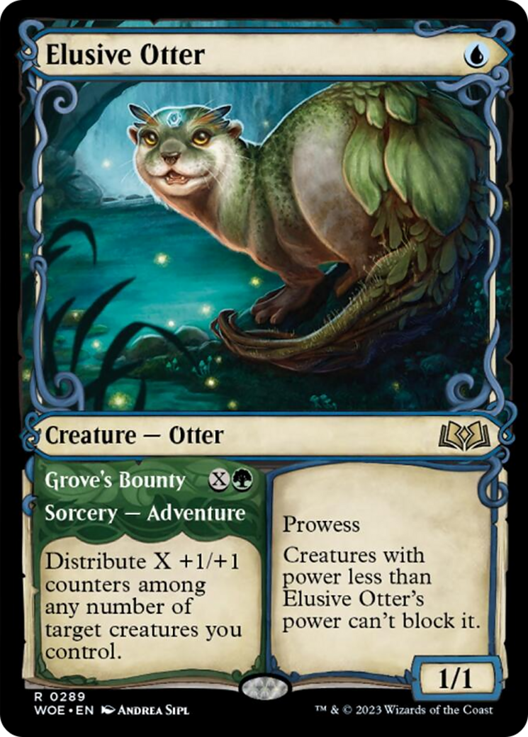 Elusive Otter // Grove's Bounty (Showcase) [Wilds of Eldraine] - The Mythic Store | 24h Order Processing