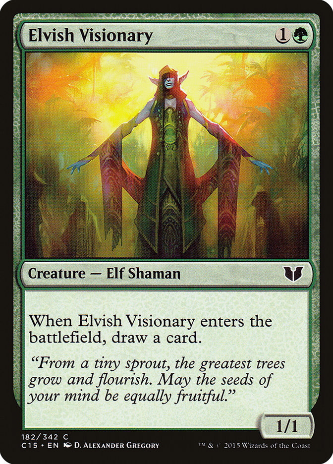 Elvish Visionary [Commander 2015] - The Mythic Store | 24h Order Processing