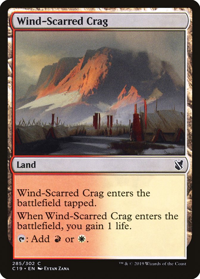 Wind-Scarred Crag [Commander 2019] - The Mythic Store | 24h Order Processing