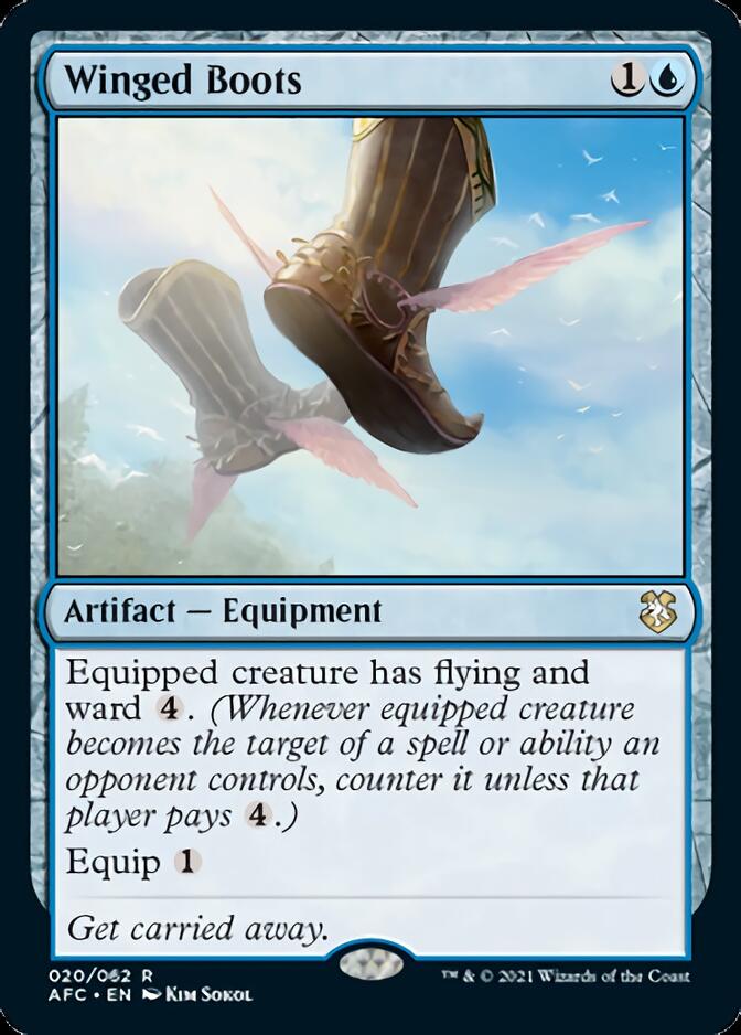 Winged Boots [Dungeons & Dragons: Adventures in the Forgotten Realms Commander] - The Mythic Store | 24h Order Processing