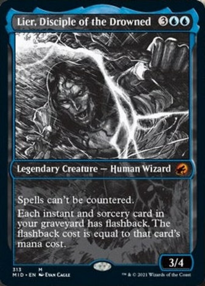 Lier, Disciple of the Drowned (Showcase Eternal Night) [Innistrad: Midnight Hunt] - The Mythic Store | 24h Order Processing