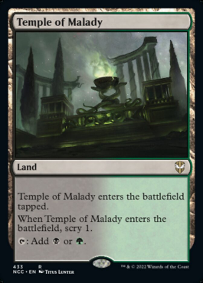 Temple of Malady [Streets of New Capenna Commander] - The Mythic Store | 24h Order Processing