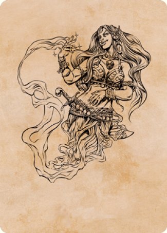Djinni Windseer (Showcase) Art Card [Dungeons & Dragons: Adventures in the Forgotten Realms Art Series] - The Mythic Store | 24h Order Processing
