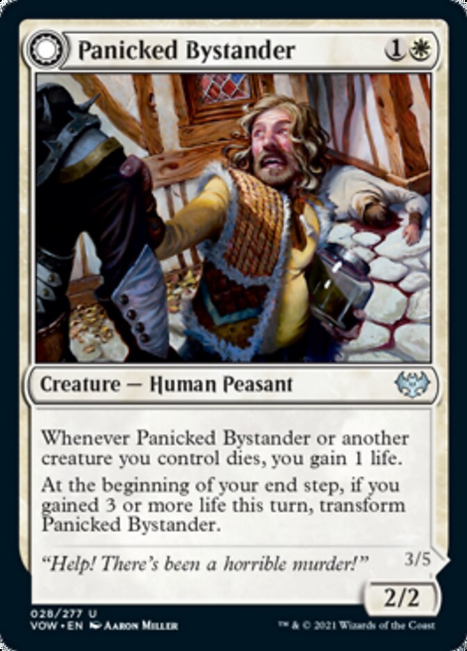 Panicked Bystander // Cackling Culprit [Innistrad: Crimson Vow] - The Mythic Store | 24h Order Processing