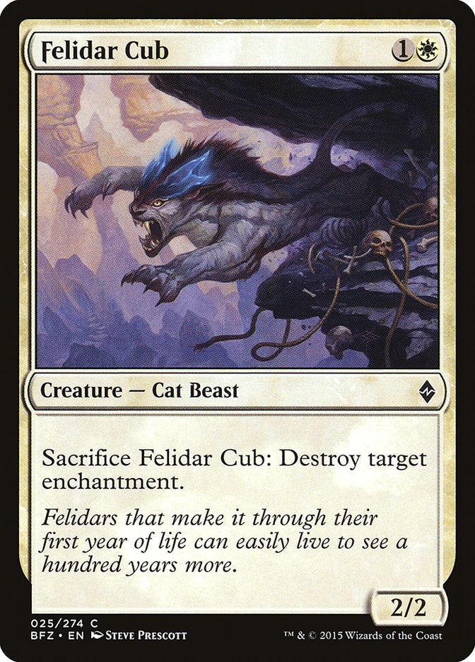 Felidar Cub [Battle for Zendikar] - The Mythic Store | 24h Order Processing