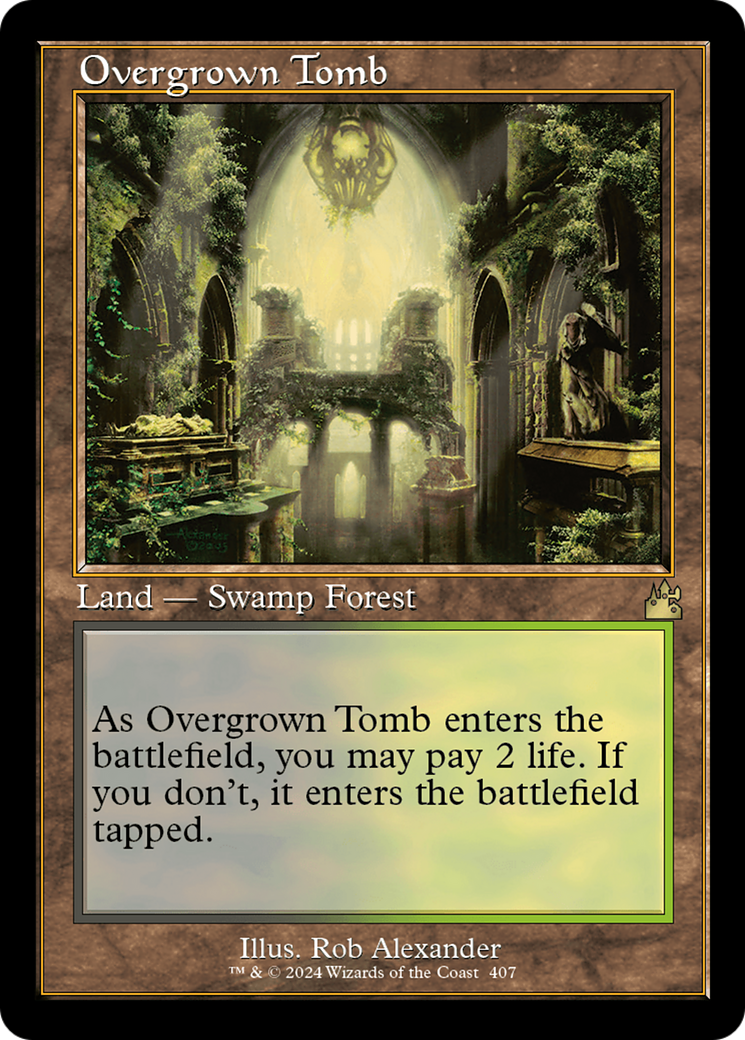 Overgrown Tomb (Retro) [Ravnica Remastered] - The Mythic Store | 24h Order Processing