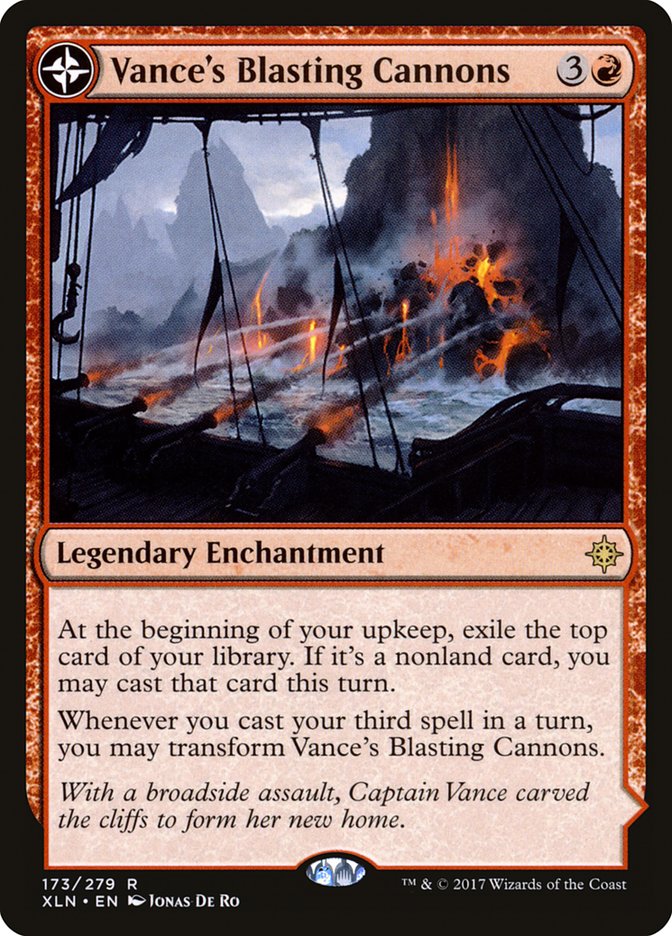Vance's Blasting Cannons // Spitfire Bastion [Ixalan] - The Mythic Store | 24h Order Processing