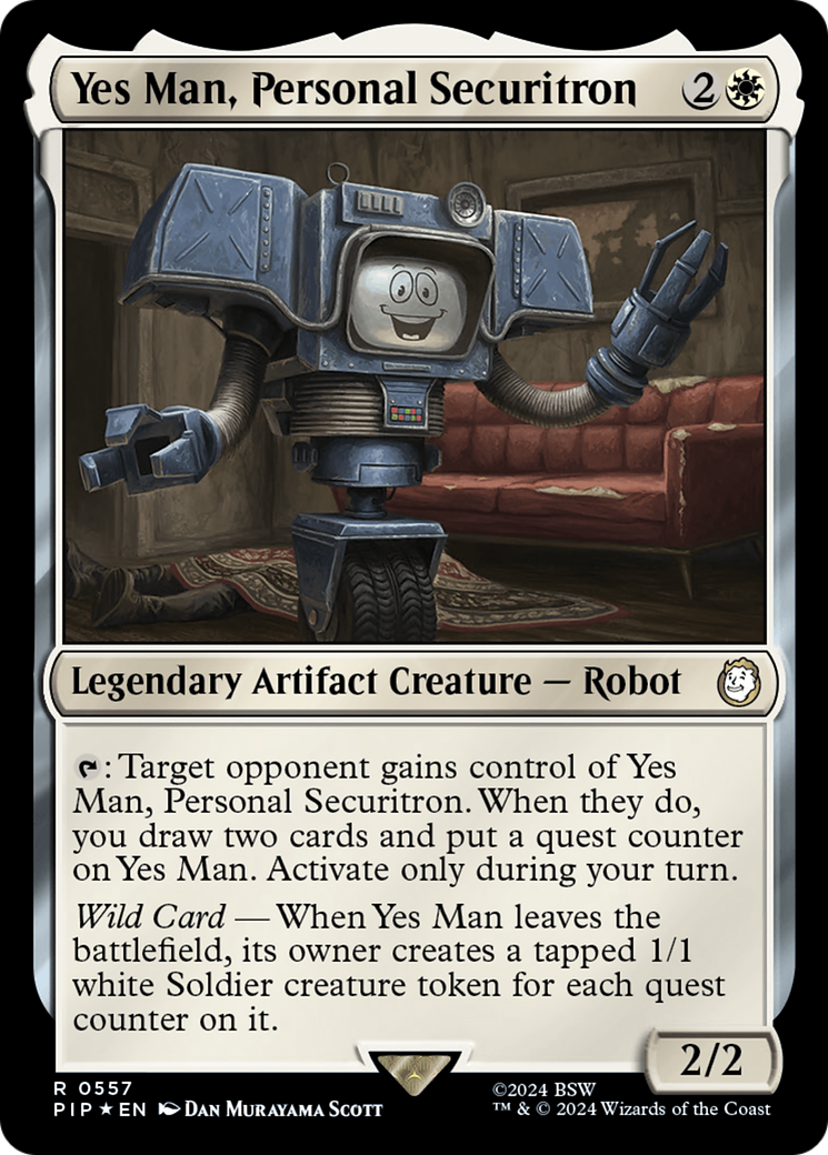 Yes Man, Personal Securitron (Surge Foil) [Fallout] - The Mythic Store | 24h Order Processing