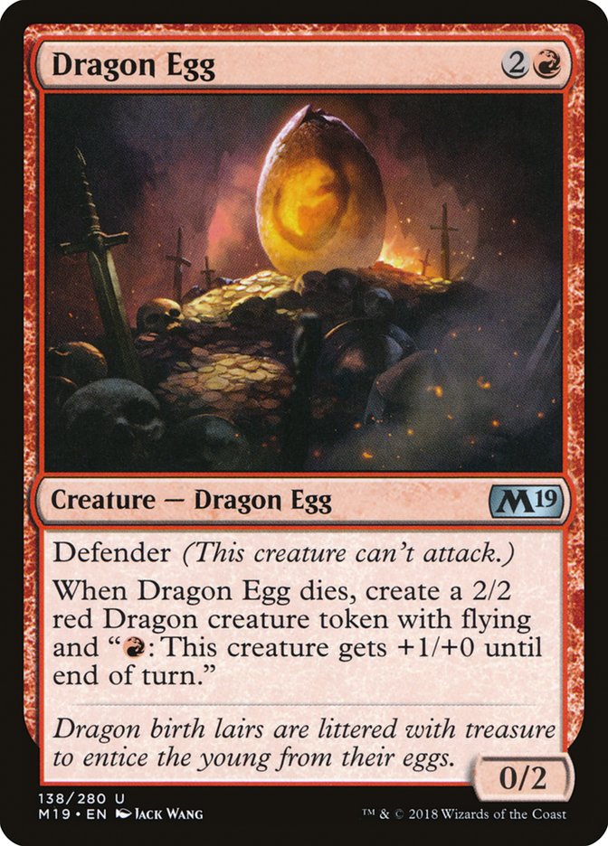 Dragon Egg [Core Set 2019] - The Mythic Store | 24h Order Processing