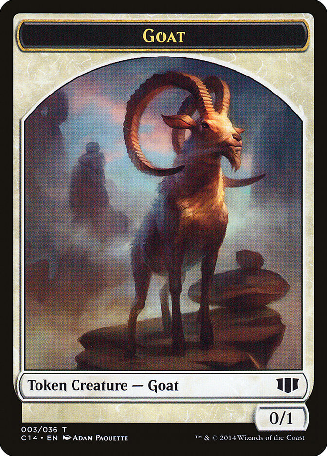 Wurm (033/036) // Goat Double-Sided Token [Commander 2014 Tokens] - The Mythic Store | 24h Order Processing