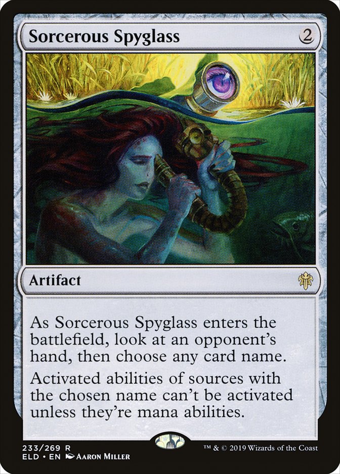 Sorcerous Spyglass [Throne of Eldraine] - The Mythic Store | 24h Order Processing
