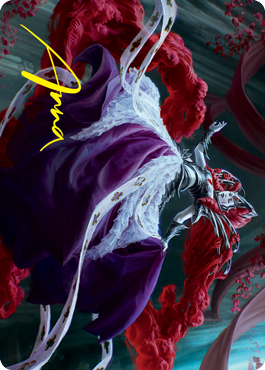 Olivia, Crimson Bride Art Card (Gold-Stamped Signature) [Innistrad: Crimson Vow Art Series] - The Mythic Store | 24h Order Processing