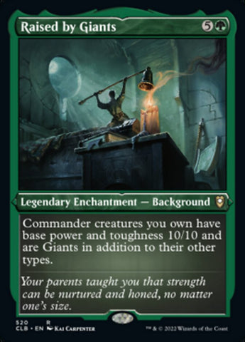 Raised by Giants (Foil Etched) [Commander Legends: Battle for Baldur's Gate] - The Mythic Store | 24h Order Processing