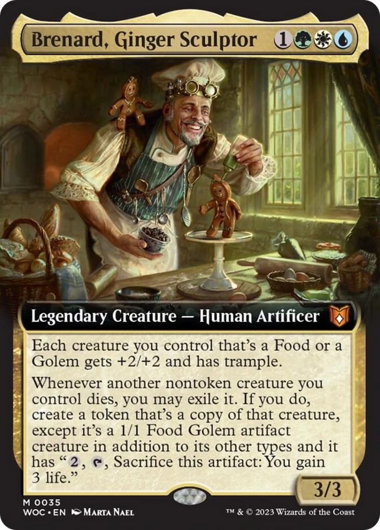 Brenard, Ginger Sculptor (Extended Art) [Wilds of Eldraine Commander] - The Mythic Store | 24h Order Processing