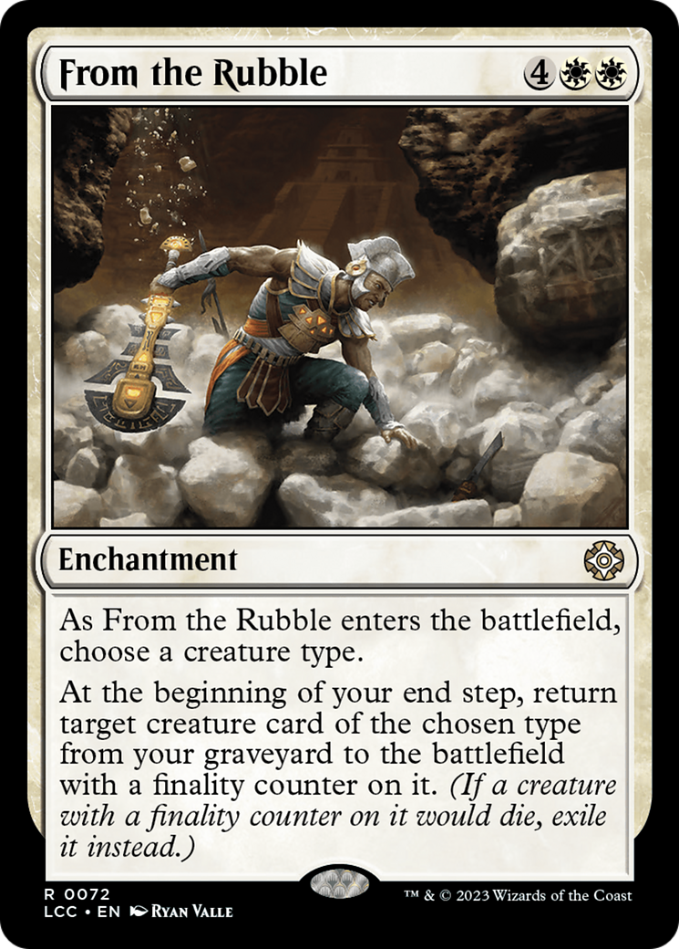 From the Rubble [The Lost Caverns of Ixalan Commander] - The Mythic Store | 24h Order Processing