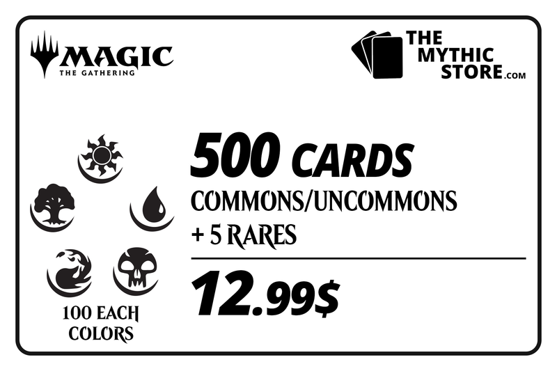 MTG Bulk Repack: 500 Cards - The Mythic Store | 24h Order Processing