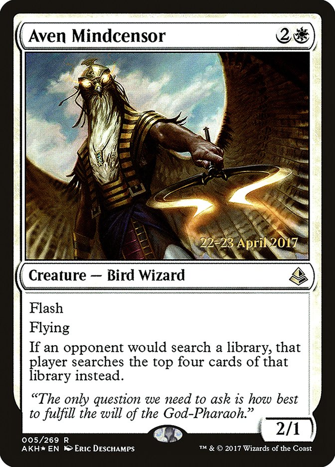 Aven Mindcensor [Amonkhet Prerelease Promos] - The Mythic Store | 24h Order Processing