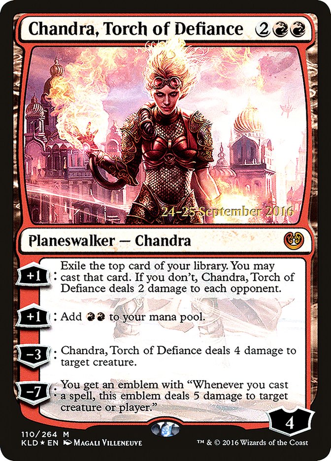Chandra, Torch of Defiance [Kaladesh Prerelease Promos] - The Mythic Store | 24h Order Processing