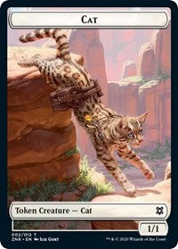 Cat // Copy Double-Sided Token [Zendikar Rising Tokens] - The Mythic Store | 24h Order Processing