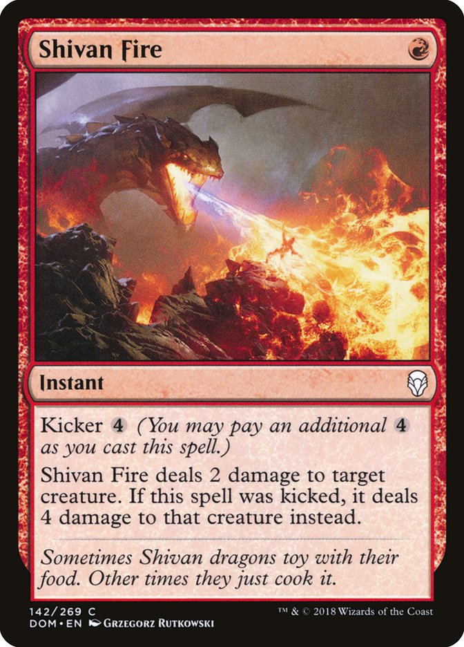 Shivan Fire [Dominaria] - The Mythic Store | 24h Order Processing