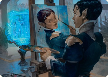 Parnesse, the Subtle Brush Art Card [Streets of New Capenna Art Series] - The Mythic Store | 24h Order Processing