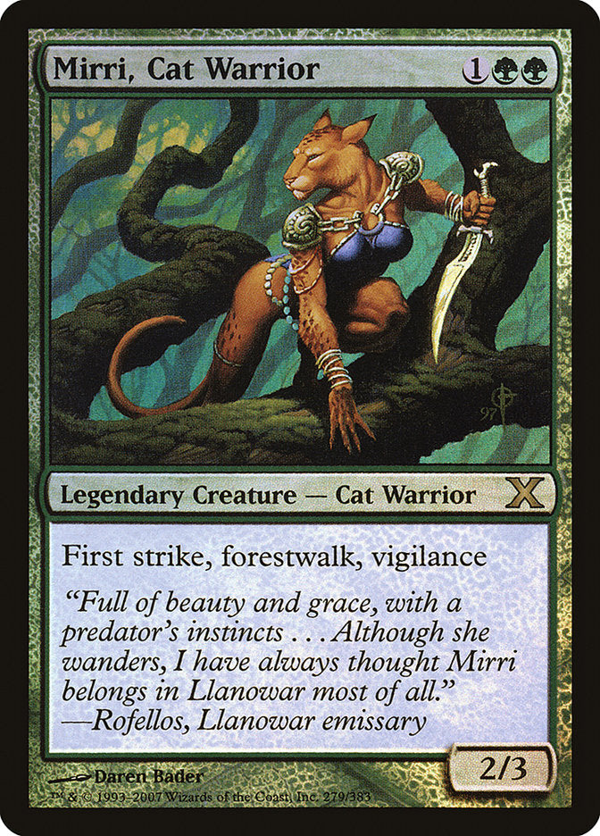 Mirri, Cat Warrior (Premium Foil) [Tenth Edition] - The Mythic Store | 24h Order Processing