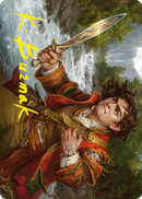 Frodo Baggins Art Card (16/81) (Gold-Stamped Signature) [The Lord of the Rings: Tales of Middle-earth Art Series] - The Mythic Store | 24h Order Processing