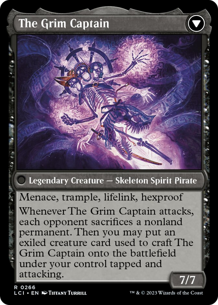 Throne of the Grim Captain // The Grim Captain [The Lost Caverns of Ixalan] - The Mythic Store | 24h Order Processing
