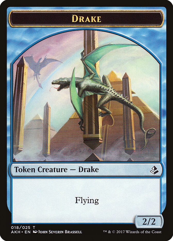 Angel of Sanctions // Drake Double-Sided Token [Amonkhet Tokens] - The Mythic Store | 24h Order Processing