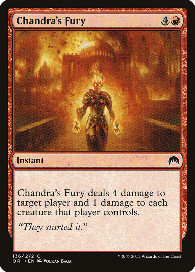 Chandra's Fury [Magic Origins] - The Mythic Store | 24h Order Processing