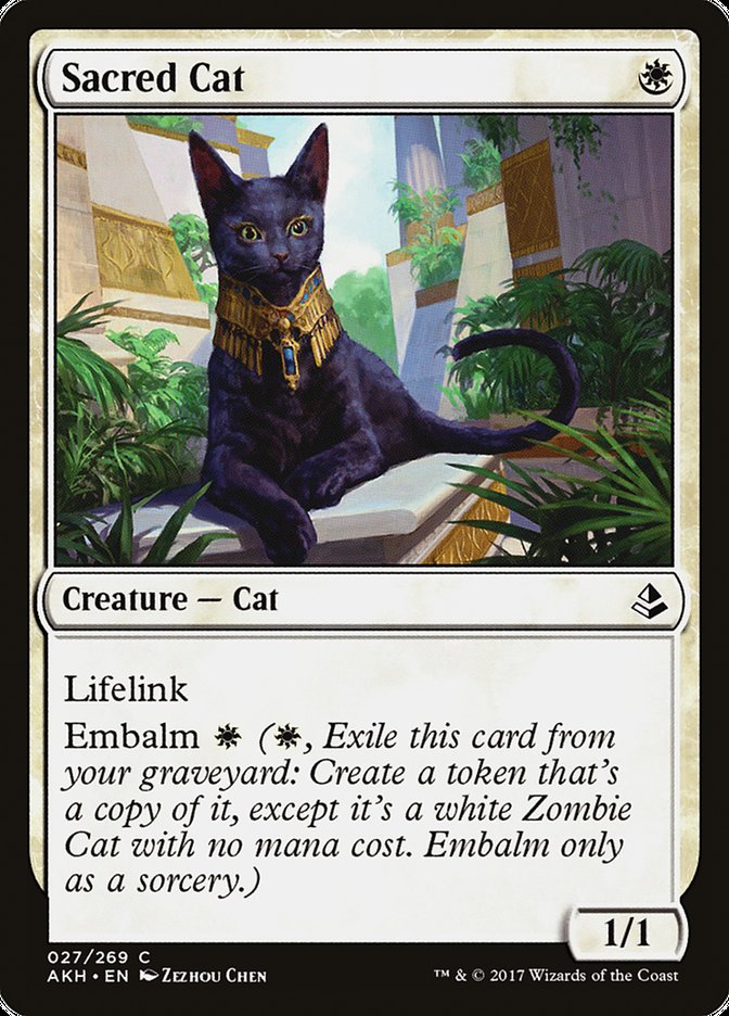 Sacred Cat [Amonkhet] - The Mythic Store | 24h Order Processing