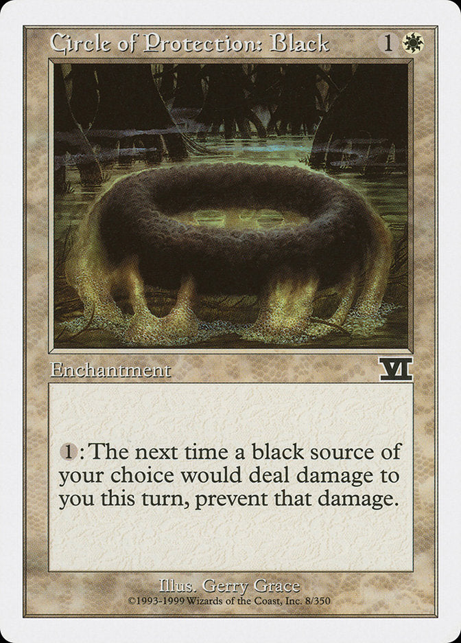 Circle of Protection: Black [Classic Sixth Edition] - The Mythic Store | 24h Order Processing