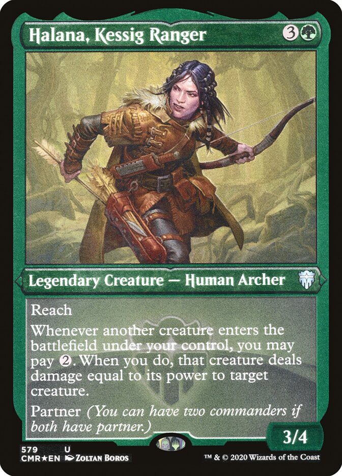 Halana, Kessig Ranger (Foil Etched) [Commander Legends] - The Mythic Store | 24h Order Processing