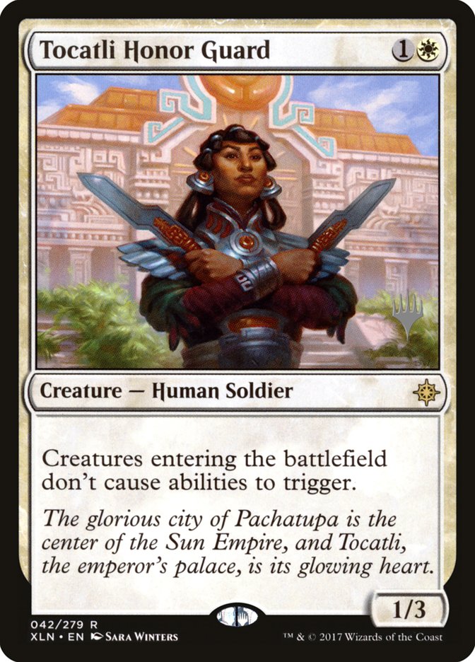 Tocatli Honor Guard (Promo Pack) [Ixalan Promos] - The Mythic Store | 24h Order Processing