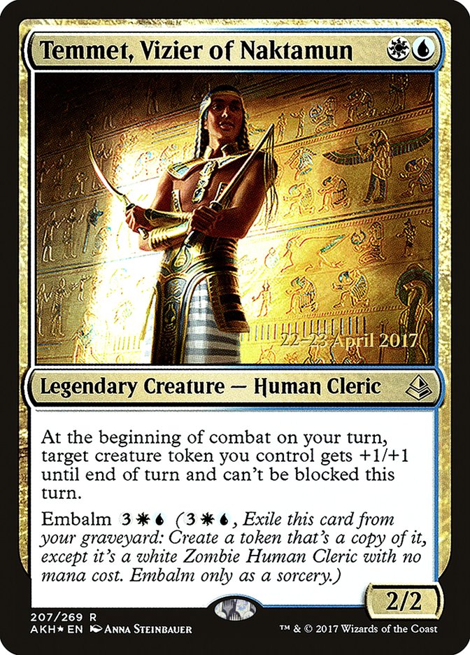 Temmet, Vizier of Naktamun [Amonkhet Prerelease Promos] - The Mythic Store | 24h Order Processing